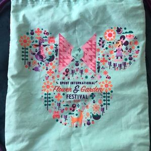 Disney Epcot cinch backpack
